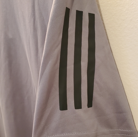 SOLD ! Adidas NY Rangers Gray NWT Polo Small - Picture 4 of 12